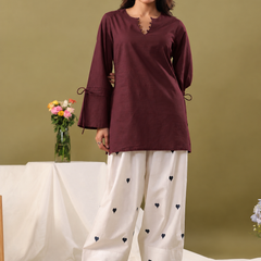 Women Regular Pure Cotton Kurti with Farshi Salwar