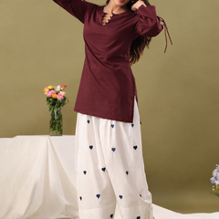 Women Regular Pure Cotton Kurti with Farshi Salwar
