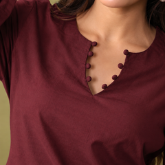 Women Regular Pure Cotton Kurti with Farshi Salwar