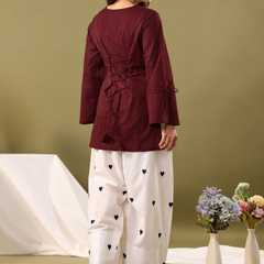 Women Regular Pure Cotton Kurti with Farshi Salwar