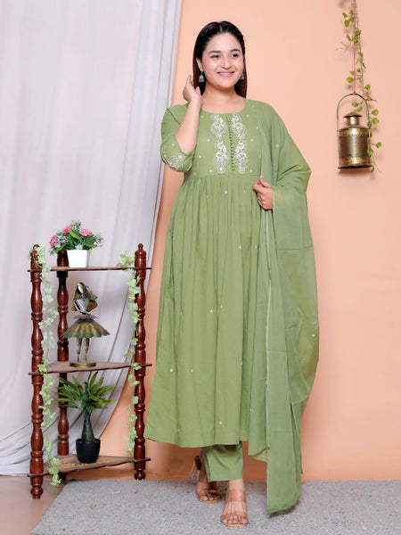 Pista Elegance Ethnic Suit Set