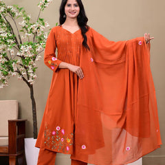 Women casual Rust colour