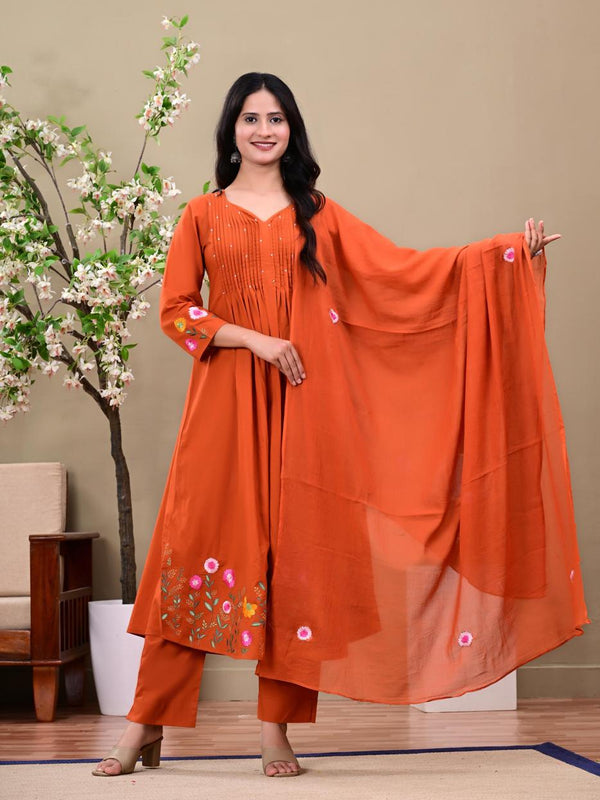 Women casual Rust colour
