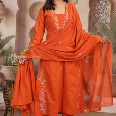 Green Royal Embroiderd Suit Set