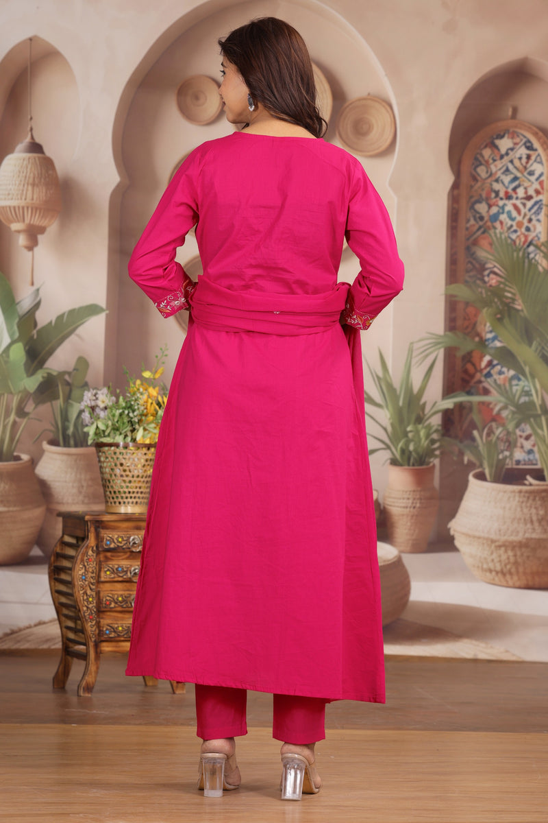 Green Royal Embroiderd Suit Set