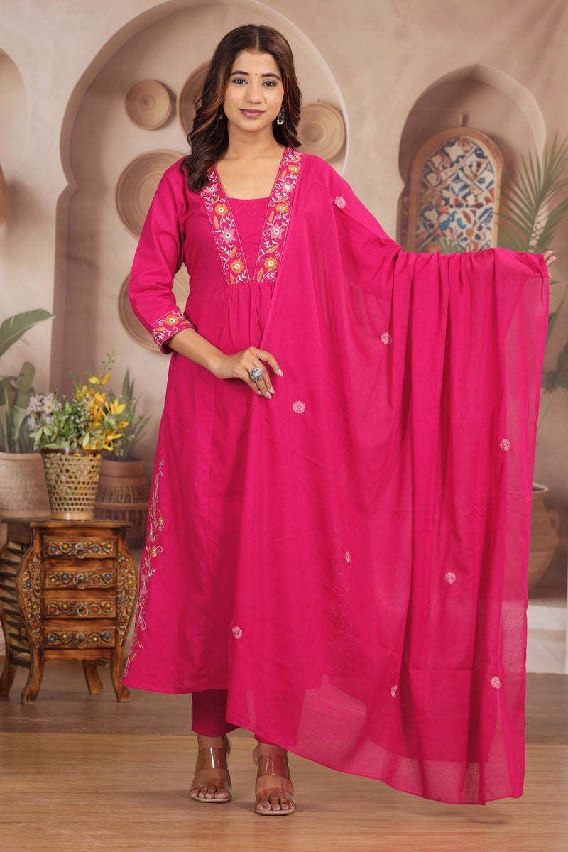 Green Royal Embroiderd Suit Set