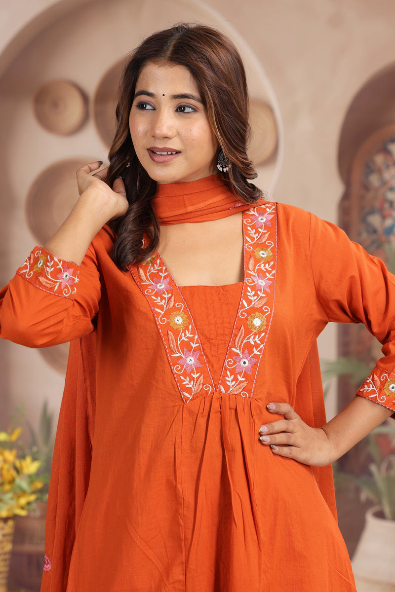 Green Royal Embroiderd Suit Set