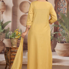 Yellow Elegance Ethnic Suit Set