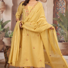 Yellow Elegance Ethnic Suit Set