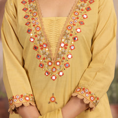 Yellow Elegance Ethnic Suit Set