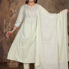 Light Pink Royal Embroiderd Suit Set
