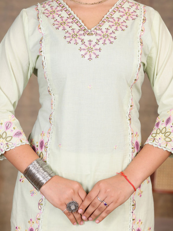Light Pink Royal Embroiderd Suit Set