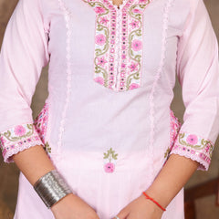 Pink Grace Anarkali Suit Set