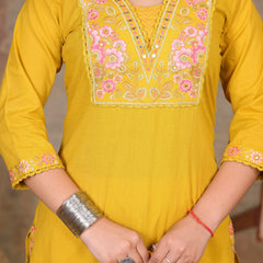 Yellow Elegance Ethnic Suit Set