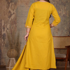 Yellow Elegance Ethnic Suit Set