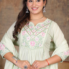 Light Pink Royal Embroiderd Suit Set