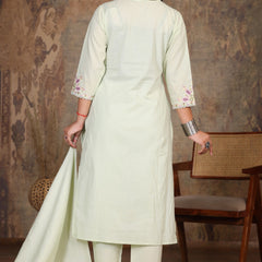 Light Pink Royal Embroiderd Suit Set