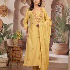 Yellow Elegance Ethnic Suit Set