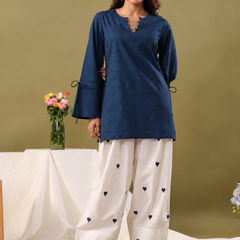 Women Regular Pure Cotton Kurti with Farshi Salwar