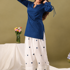 Women Regular Pure Cotton Kurti with Farshi Salwar