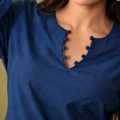 Women Regular Pure Cotton Kurti with Farshi Salwar
