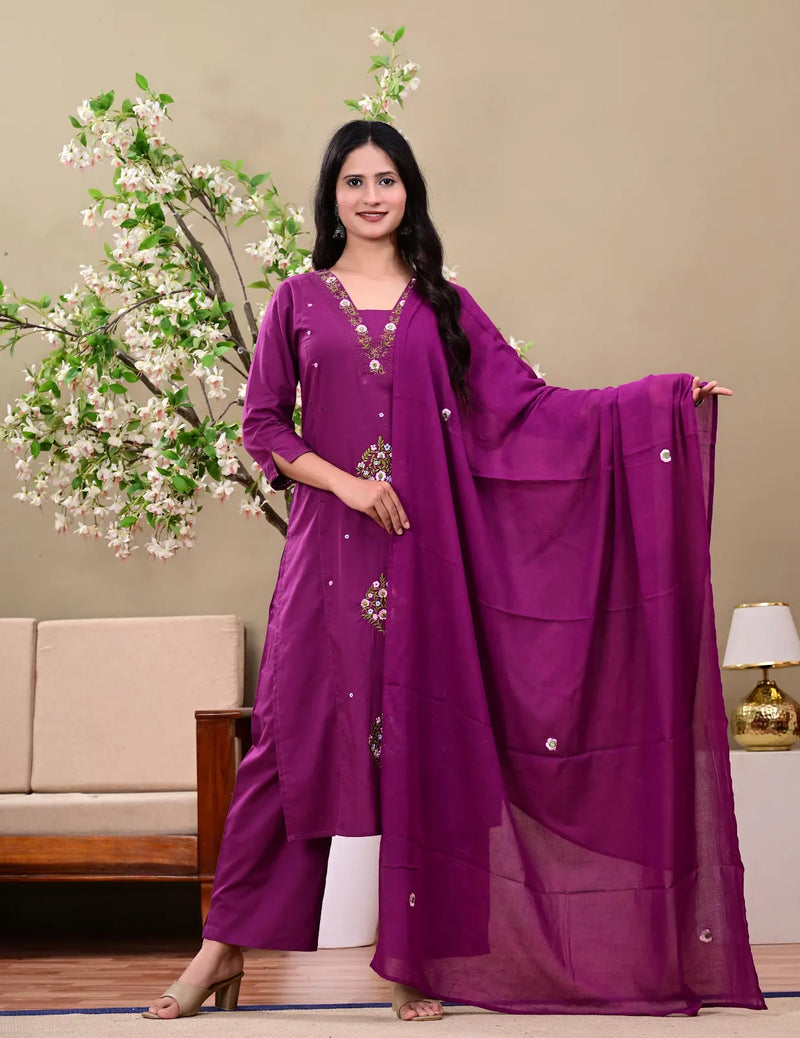 Wine Purple Elegance Suit