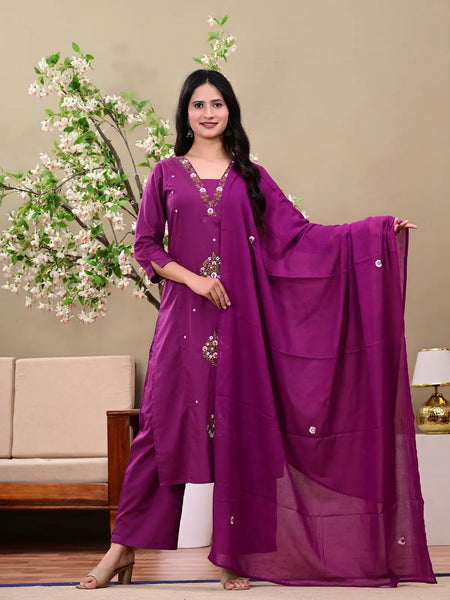 Wine Purple Elegance Suit