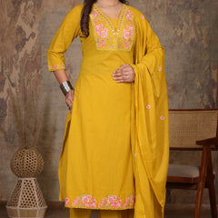 Yellow Elegance Ethnic Suit Set