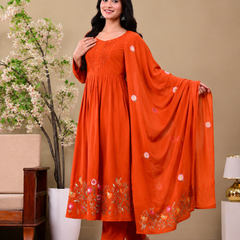 Sunset Bloom cotton Suit Set