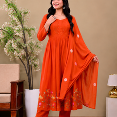 Sunset Bloom cotton Suit Set