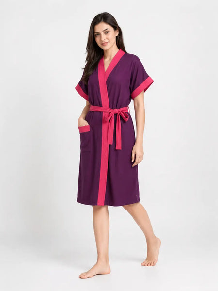 Purple Bathrobs